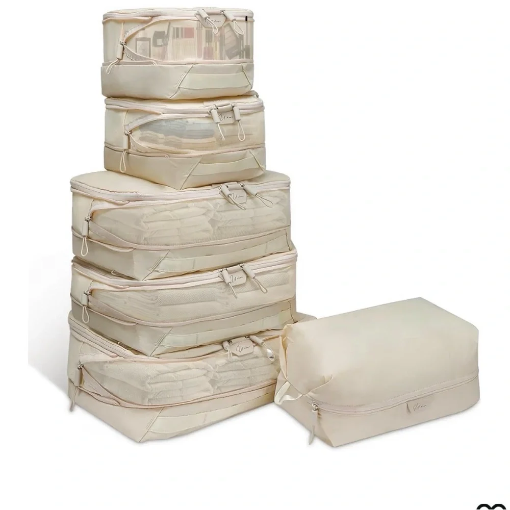 Cream Home Storage Organizer Set